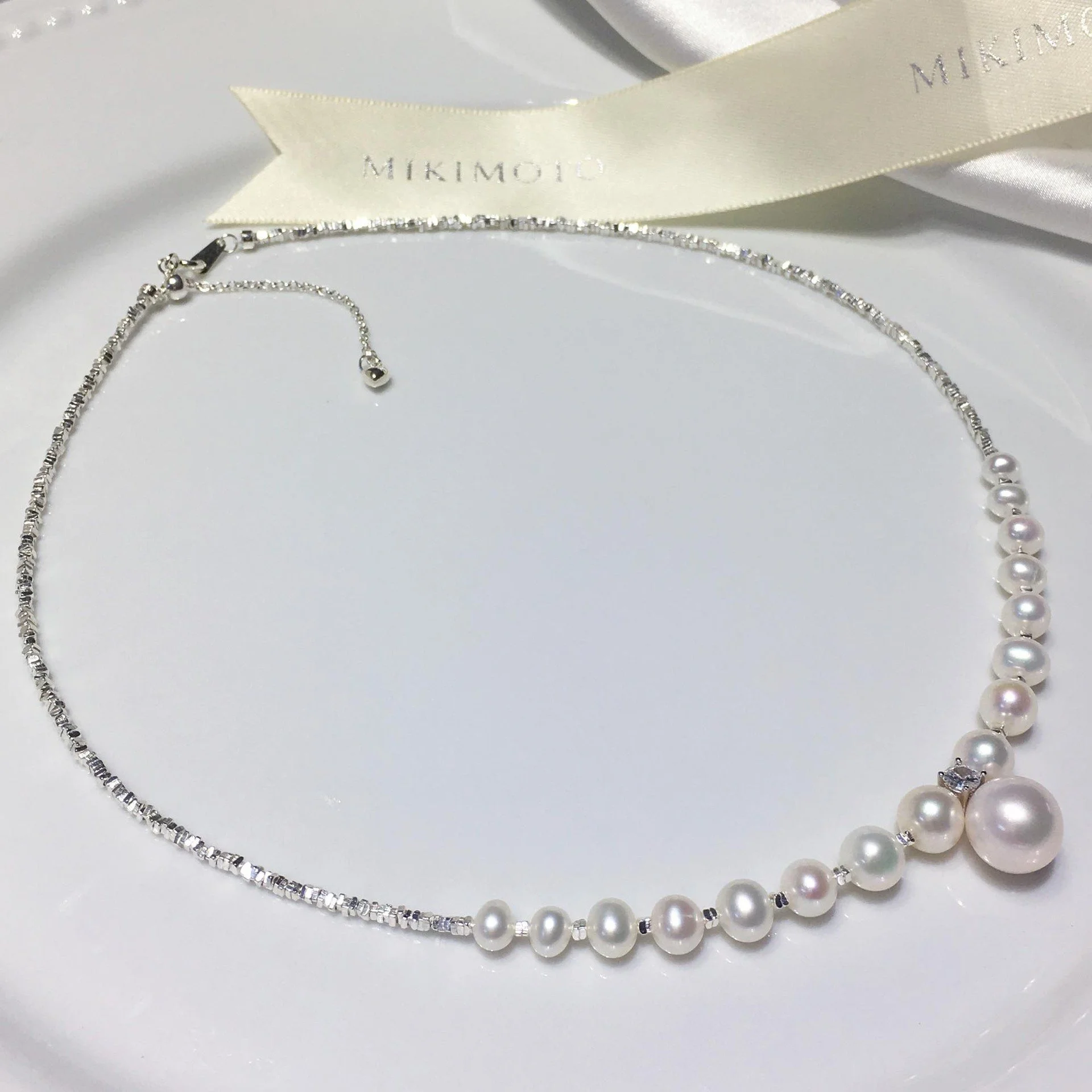 ★BICYCLETROPHY★ BT Pearl Necklace 01 8mm Teardrop Pearl Necklace — Kay's Pearl